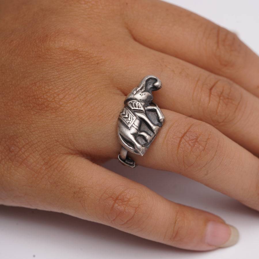 Silver Elephant Ring – SparkesDesign